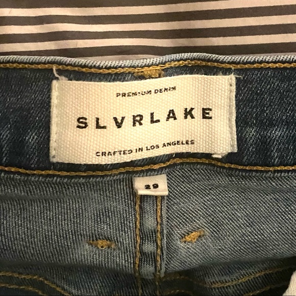 SLVRLAKE Beatnik Ankle High Rise Denim Jeans - Picture 4 of 7